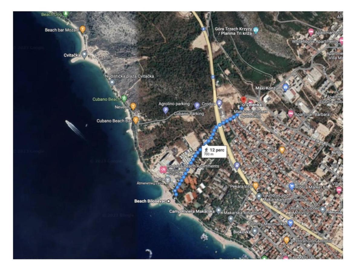 Makazura Sunset Apartment Makarska Exterior photo